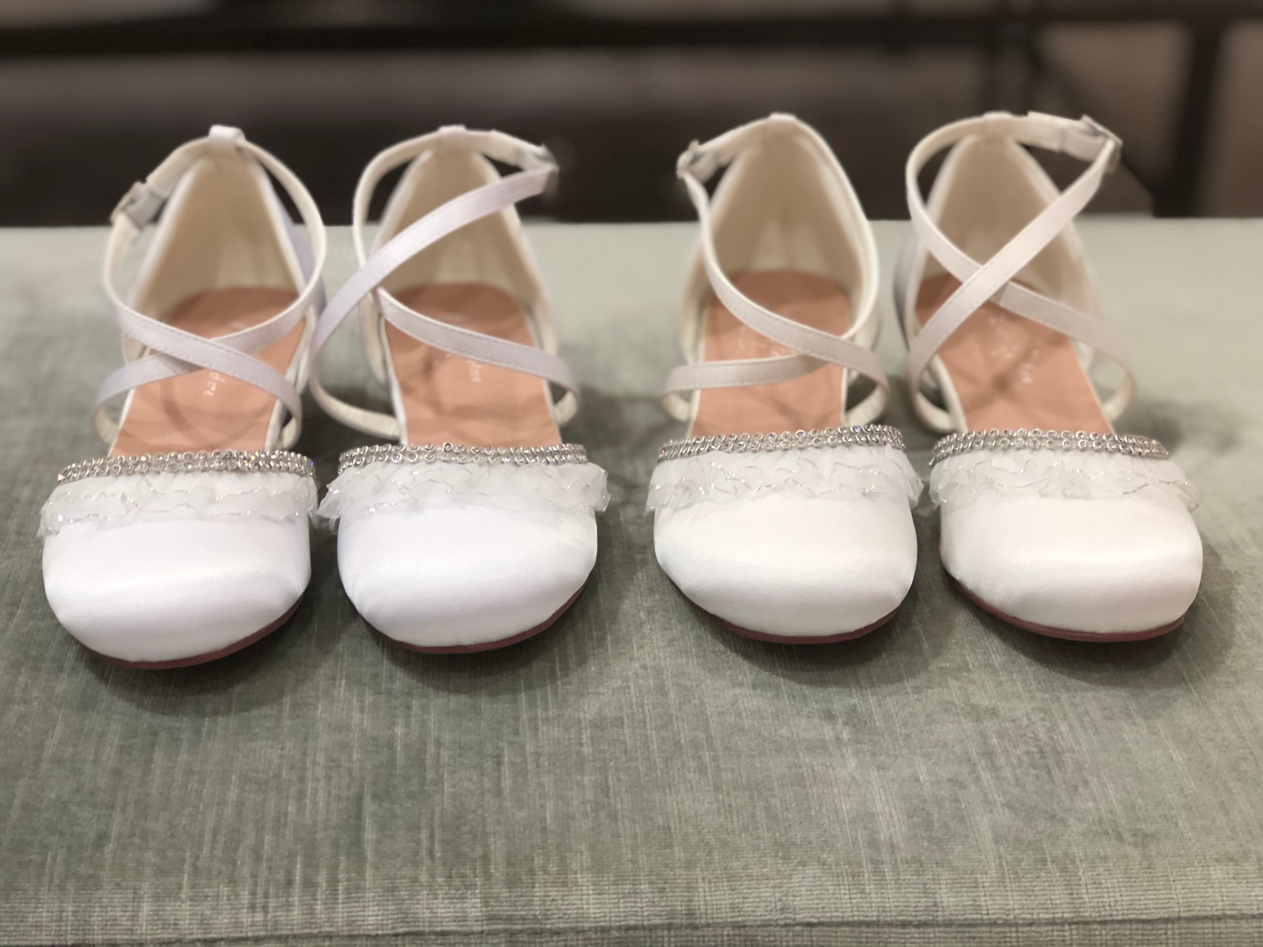 Crystal Ruffle Shoe